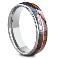 Half and Half Koa Wood and Abalone