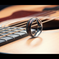 Men's Musician Wedding Ring | Men's Wedding Ring Guitar String