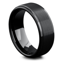 Men's Nitro Black Titanium Wedding Ring