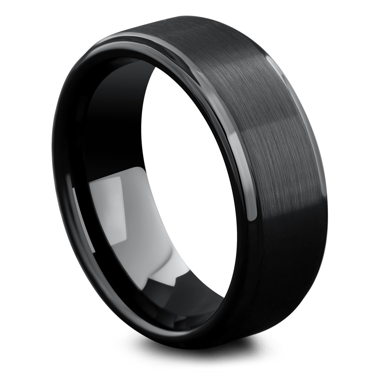 Men's Nitro Black Titanium Wedding Ring