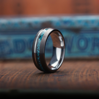 Men's Turquoise Wedding Band