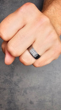 The Hammered Wedding Ring