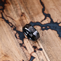 Metalheart Master - Men's Plated Plated Tungsten Wedding Band With Metal Like Inlay 3