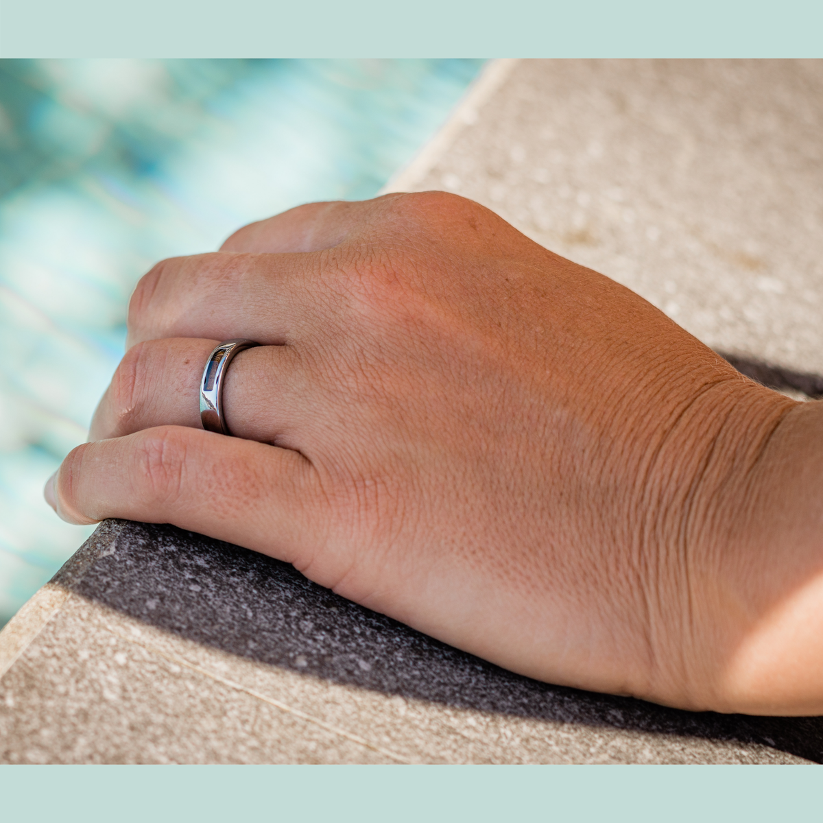 Women's Wood Wedding Band
