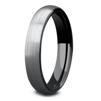 Women's Tungsten Wedding Band With Modern Design