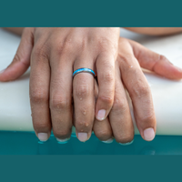 Women's Opal Wedding Band