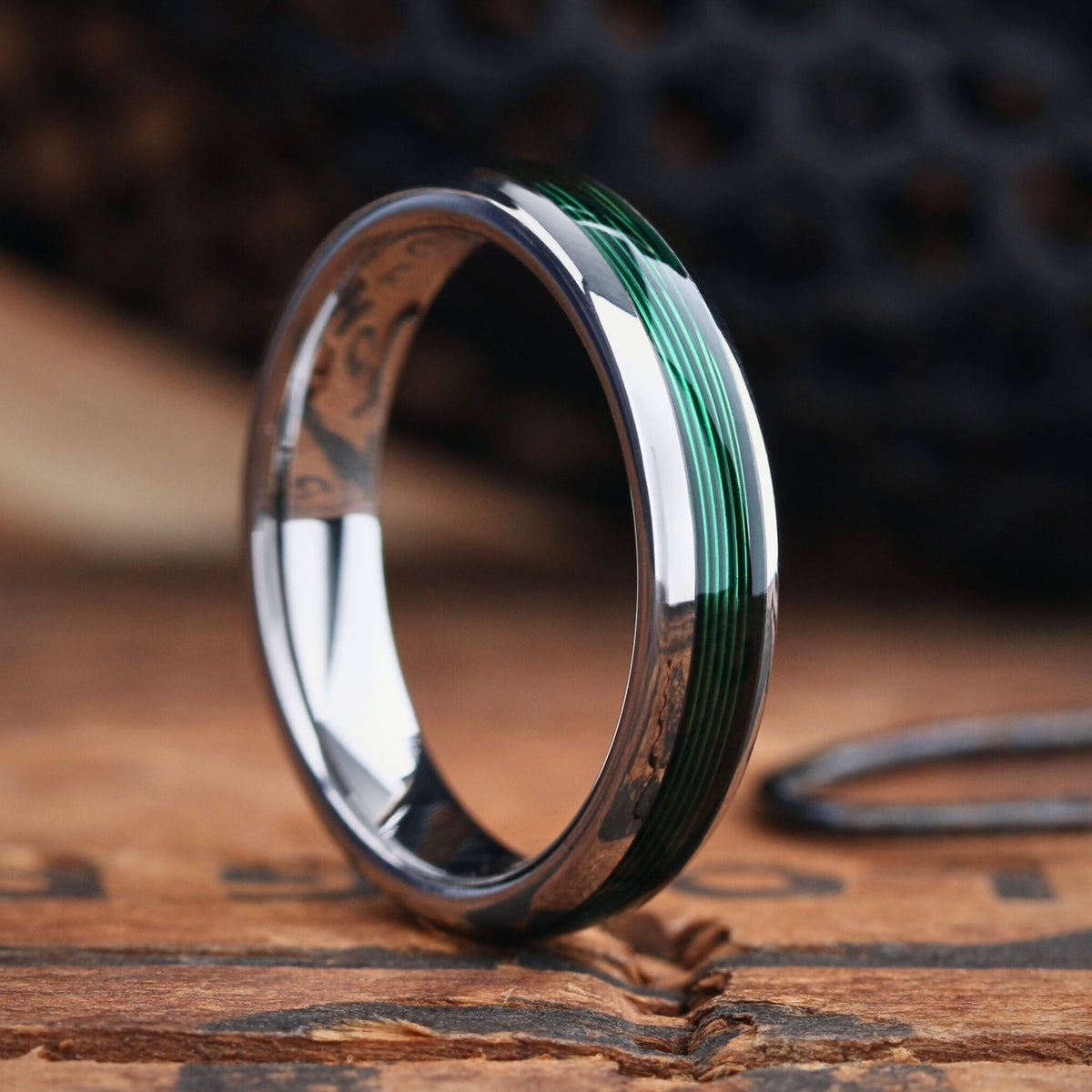 Women's Green Fishing Line Ring - Northern Royal