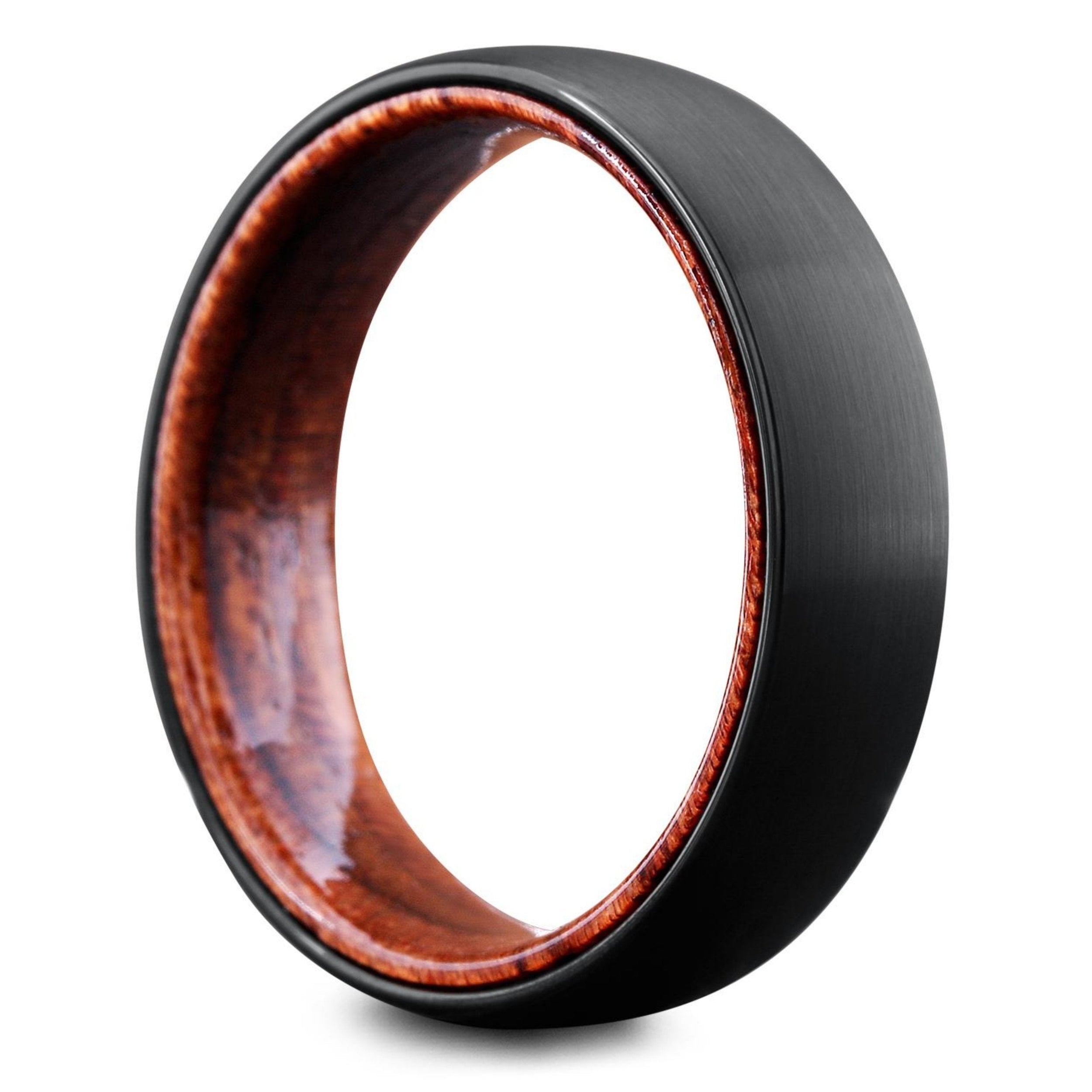 Men's Wood Interior With Black Exterior