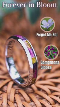 Women's Flower Ring | Women's Floral Band