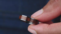 Men's Muskoka Wooden Wedding Band - Name After Muskoka, Ontario